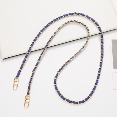 60 cm ilgio PU odinės metalinės grandinės krepšio dirželis Crossbody Mados rankinėms Pečių krepšio dirželis Mobiliojo telefono keitimo priedai