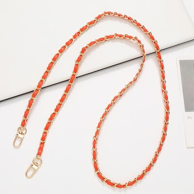 60 cm ilgio PU odinės metalinės grandinės krepšio dirželis Crossbody Mados rankinėms Pečių krepšio dirželis Mobiliojo telefono keitimo priedai