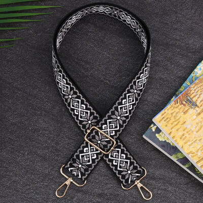 Curea de umăr pentru femei de modă Cârlige de hardware Lungimea poate fi reglată liber Accesorii de călătorie Curea de umăr lată la modă