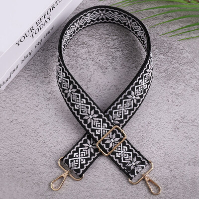 Curea de umăr pentru femei de modă Cârlige de hardware Lungimea poate fi reglată liber Accesorii de călătorie Curea de umăr lată la modă