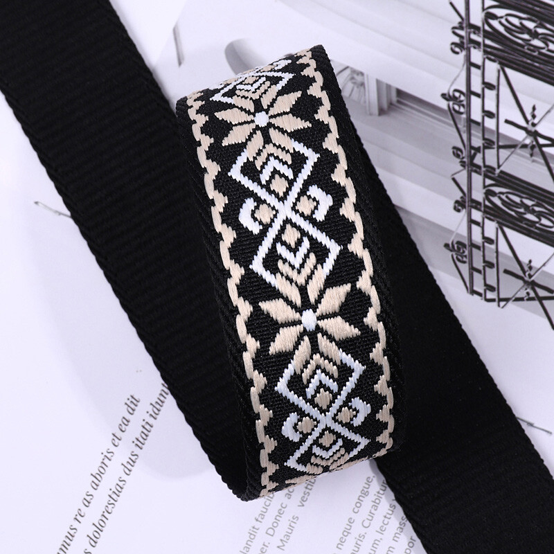 Curea de umăr pentru femei de modă Cârlige de hardware Lungimea poate fi reglată liber Accesorii de călătorie Curea de umăr lată la modă