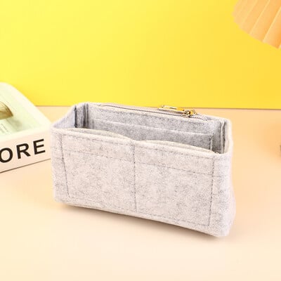 Organizér na tašky pre mini tašky, úložné vrecko, vrecko na kabelku, vložka do kabelky, plstené vnútorné vrecko na mechúr.