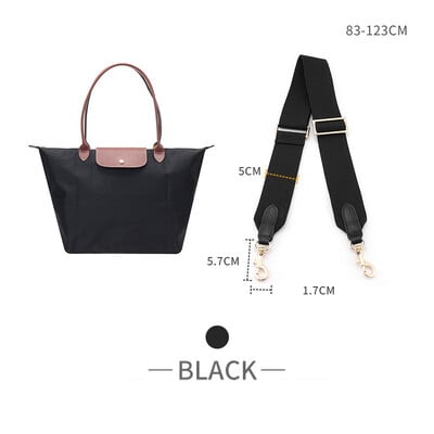 Popruh na tašku pre kabelky Longchamp, plátené ramenné popruhy cez rameno, náhradný opasok, nastaviteľný 83-123 cm, príslušenstvo pre tašky