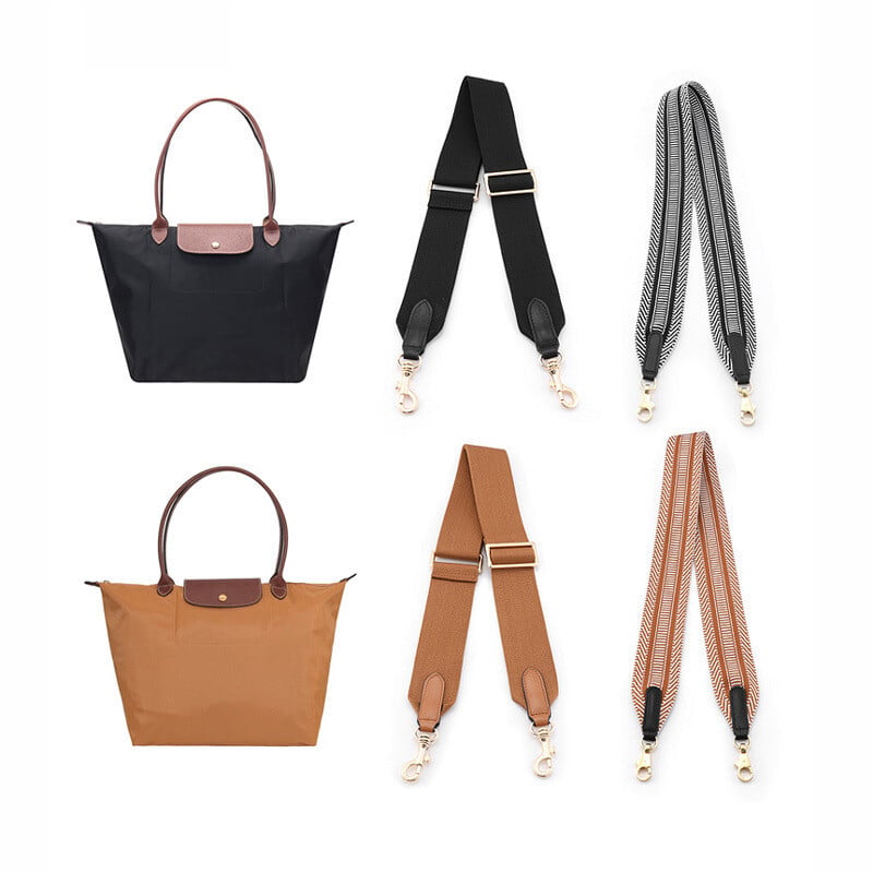Popruh na tašku pre kabelky Longchamp, plátené ramenné popruhy cez rameno, náhradný opasok, nastaviteľný 83-123 cm, príslušenstvo pre tašky