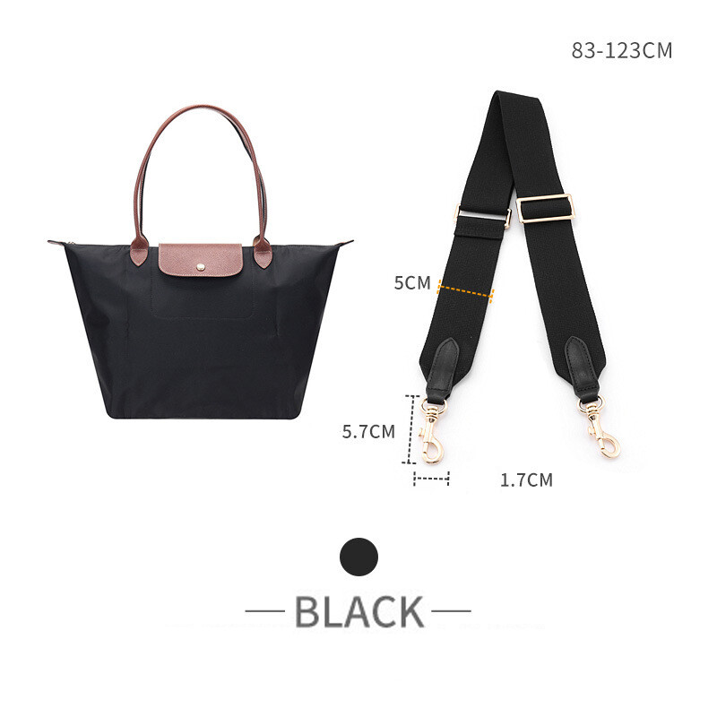Popruh na tašku pre kabelky Longchamp, plátené ramenné popruhy cez rameno, náhradný opasok, nastaviteľný 83-123 cm, príslušenstvo pre tašky