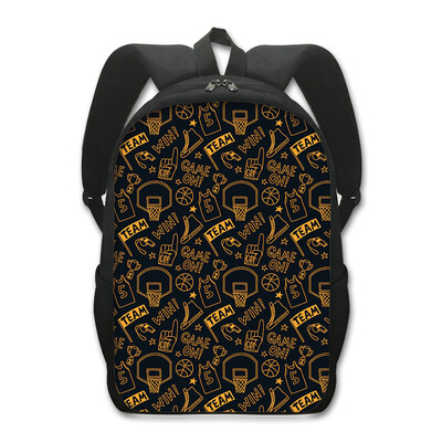 Rucsac cu imprimeu baschet pentru adolescenți, băieți, copii, genți de școală, rucsac pentru bărbați, geantă de călătorie în aer liber, rucsaci sport pentru laptop