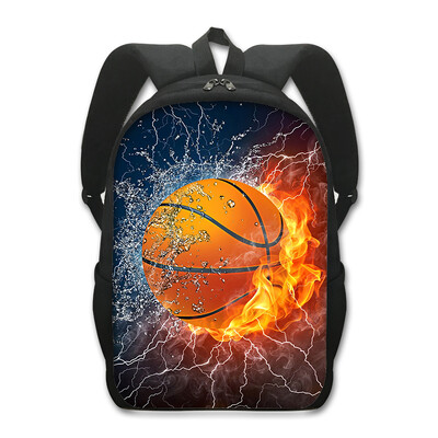 Rucsac cu imprimeu baschet pentru adolescenți, băieți, copii, genți de școală, rucsac pentru bărbați, geantă de călătorie în aer liber, rucsaci sport pentru laptop
