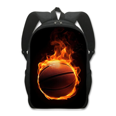 Rucsac cu imprimeu baschet pentru adolescenți, băieți, copii, genți de școală, rucsac pentru bărbați, geantă de călătorie în aer liber, rucsaci sport pentru laptop