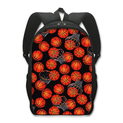 Rucsac cu imprimeu baschet pentru adolescenți, băieți, copii, genți de școală, rucsac pentru bărbați, geantă de călătorie în aer liber, rucsaci sport pentru laptop