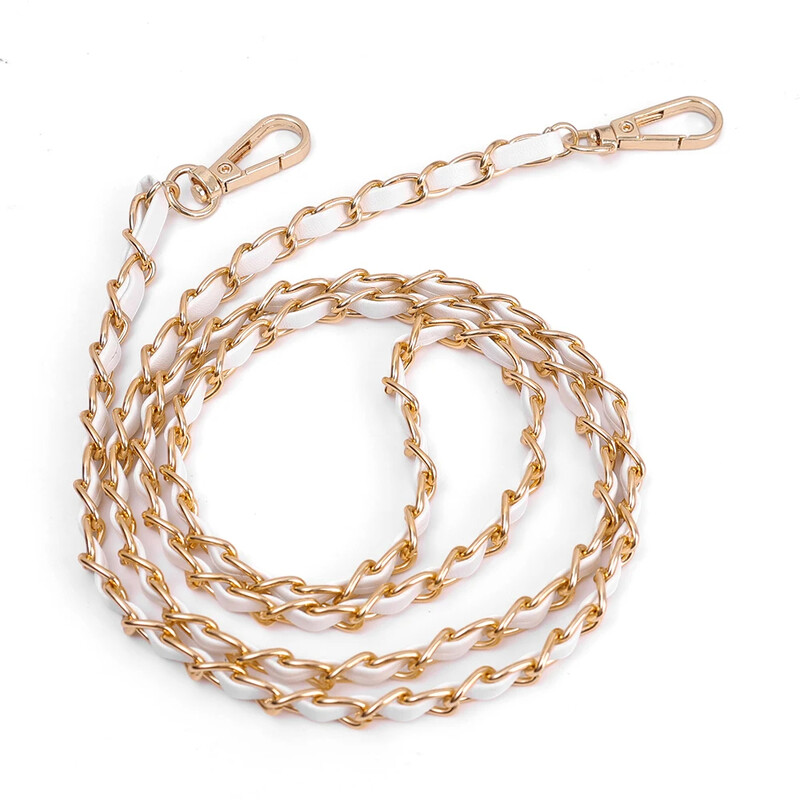 120 cm dlhý remienok na kabelku z PU kože na crossbody, náhradný remienok na kabelku cez rameno, príslušenstvo pre kabelky, retiazka na kabelku so šírkou 8 mm