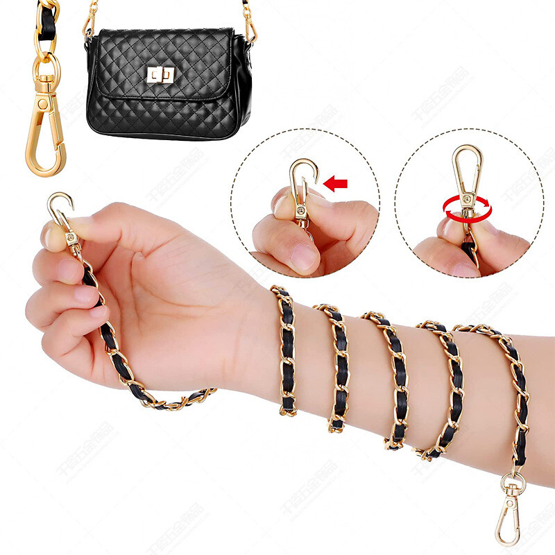 120 cm dlhý remienok na kabelku z PU kože na crossbody, náhradný remienok na kabelku cez rameno, príslušenstvo pre kabelky, retiazka na kabelku so šírkou 8 mm
