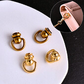 10 ks nových čistých medených tašiek na zips, transformačné pracky, príslušenstvo, DIY sada na opravu kabelky, výmena retiazkovej pracky, nastavenie dielov, hardvér