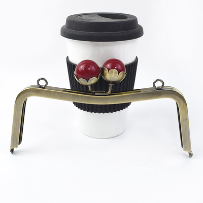 1/2 vnt. 20 cm perlamutrinė galvutė, metalinė rankinė, krepšio rankena, bučinio užsegimas moterims rankinės piniginės siuvimo laikikliai „pasidaryk pats“ krepšiai, priedai