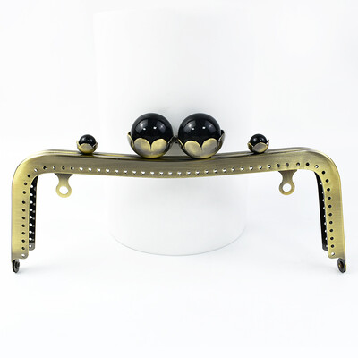 1/2 vnt. 20 cm perlamutrinė galvutė, metalinė rankinė, krepšio rankena, bučinio užsegimas moterims rankinės piniginės siuvimo laikikliai „pasidaryk pats“ krepšiai, priedai