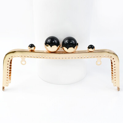 1/2 vnt. 20 cm perlamutrinė galvutė, metalinė rankinė, krepšio rankena, bučinio užsegimas moterims rankinės piniginės siuvimo laikikliai „pasidaryk pats“ krepšiai, priedai