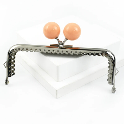 1vnt Deepeel 12,5 cm metalinio krepšio rankena moterims piniginės rėmas spalvotas karoliukas rankinė Bučinys užsegimas "pasidaryk pats" siuvimo laikikliai Krepšiai Priedai