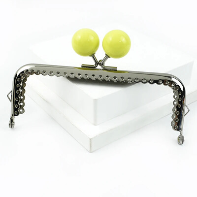 1vnt Deepeel 12,5 cm metalinio krepšio rankena moterims piniginės rėmas spalvotas karoliukas rankinė Bučinys užsegimas "pasidaryk pats" siuvimo laikikliai Krepšiai Priedai