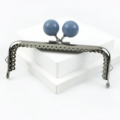 1vnt Deepeel 12,5 cm metalinio krepšio rankena moterims piniginės rėmas spalvotas karoliukas rankinė Bučinys užsegimas "pasidaryk pats" siuvimo laikikliai Krepšiai Priedai