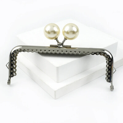 1vnt Deepeel 12,5 cm metalinio krepšio rankena moterims piniginės rėmas spalvotas karoliukas rankinė Bučinys užsegimas "pasidaryk pats" siuvimo laikikliai Krepšiai Priedai