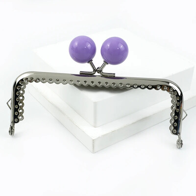 1vnt Deepeel 12,5 cm metalinio krepšio rankena moterims piniginės rėmas spalvotas karoliukas rankinė Bučinys užsegimas "pasidaryk pats" siuvimo laikikliai Krepšiai Priedai