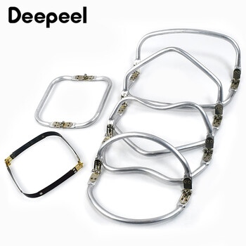 1Pc Deepeel Metal Purse Frame Doctor Αλουμινένια λαβή τσάντας σωλήνων Πλαίσια πορτοφολιού Σφιγκτήρας DIY Τσάντες Λαβές συμπλέκτη Αξεσουάρ υλικού