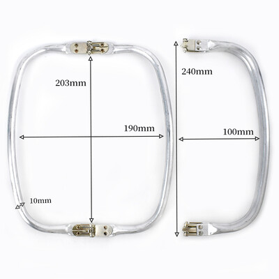 1 bucată Deepeel Metal Poșetă Cadru Doctor Aluminiu Tub Mâner pentru Genți Rame Portofel Clemă DIY Genți Mânere Ambreiaj Accesorii Hardware