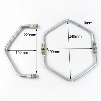 1 bucată Deepeel Metal Poșetă Cadru Doctor Aluminiu Tub Mâner pentru Genți Rame Portofel Clemă DIY Genți Mânere Ambreiaj Accesorii Hardware