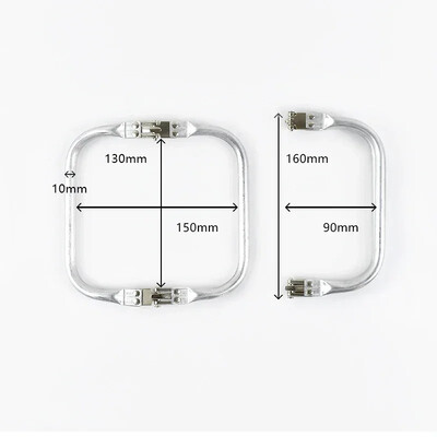 1 bucată Deepeel Metal Poșetă Cadru Doctor Aluminiu Tub Mâner pentru Genți Rame Portofel Clemă DIY Genți Mânere Ambreiaj Accesorii Hardware