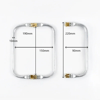 1 bucată Deepeel Metal Poșetă Cadru Doctor Aluminiu Tub Mâner pentru Genți Rame Portofel Clemă DIY Genți Mânere Ambreiaj Accesorii Hardware