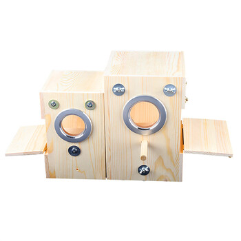 Wood Bird House Nest Birds Breeding Box Bird Parrot Breeding Διακοσμητικά κλουβιά Αξεσουάρ για κατοικίδια Διακόσμηση μπαλκονιού σπιτιού