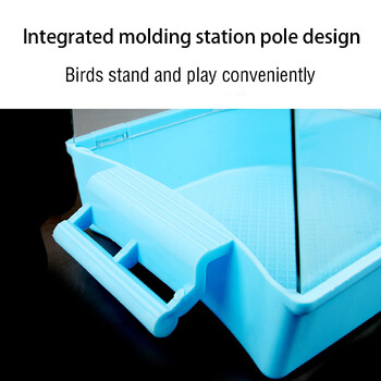 Κρεμαστό κουτί μπάνιου Bird, Parakeet Shower Caged, Parrot Bath Box Bird for Pet Brids for Canary, Budgerigar, Cockatiel, Paparot