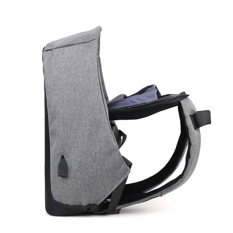 Geantă antifurt Bărbați Rucsac pentru laptop Rucsac de călătorie Femei Capacitate mare de afaceri, încărcare USB, Genți de umăr pentru studenți.