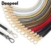 1 ks Deepeel 30-60cm farebné PU kožené popruhy na tašku, kabelku, rúčky, zlatá retiazka, pracka, tkaný záves, DIY ručne vyrobené doplnky