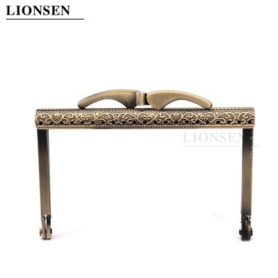 LIONSEN DIY10,5 cm barge foot kovový rám kabelky rukoväť bozk spona zámok pre DIY tašky šitie remeselné krajčírske príslušenstvo