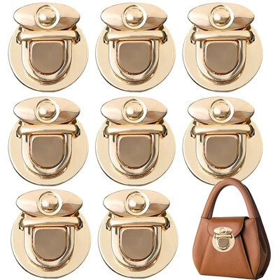 1/20 vnt. Metalinės spynos, rankinių užsegimo sagtys, skirtos rankinėms.