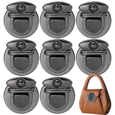 1/20 vnt. Metalinės spynos, rankinių užsegimo sagtys, skirtos rankinėms.