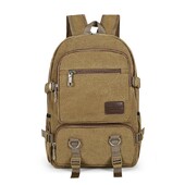 Vászon hátizsák férfinak 2024 új főiskolai diák iskolatáska alkalmi sport háti csomag tiniknek szabadtéri túrázás utazási hátizsák férfi khaki