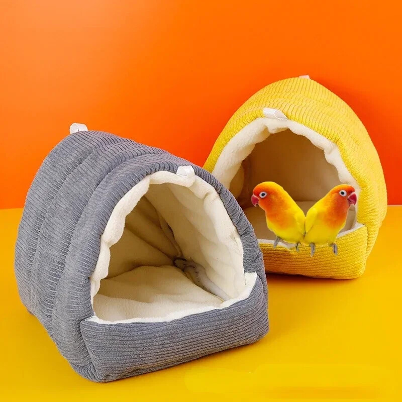 Pet Bird Nest House Κλουβιά παπαγάλου Ζεστά άνετα κρεμασμένα Αιώρα χειμερινού παπαγάλου Cave Heart βελούδινη φωλιά Διακοσμητικά αξεσουάρ