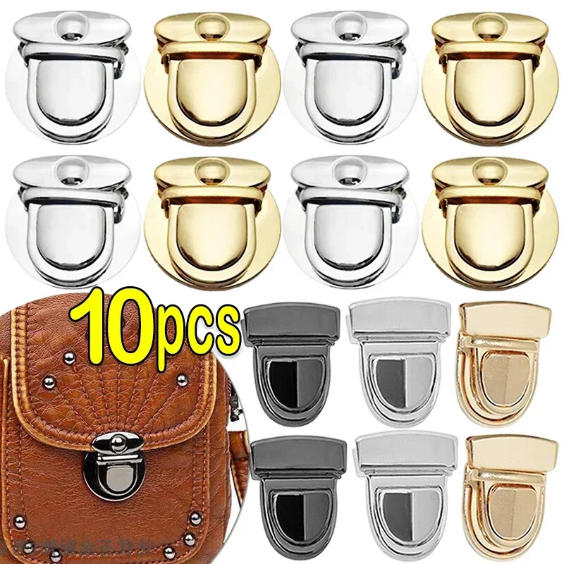 5/10 ks kovových zámkov, spony na tašky, zapínanie na kabelky, uzávery na kabelky, patentné spony, DIY remeselný hardvér, puzdro, taška, príslušenstvo