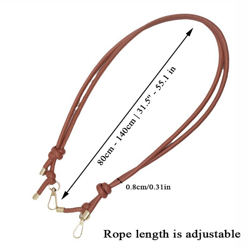 140 cm dlhý popruh na tašku z PU kože, crossbody kabelky, taška cez rameno, popruh na opasok, rukoväť tašky, náhradná nastaviteľná rukoväť, doplnky pre DIY tašky