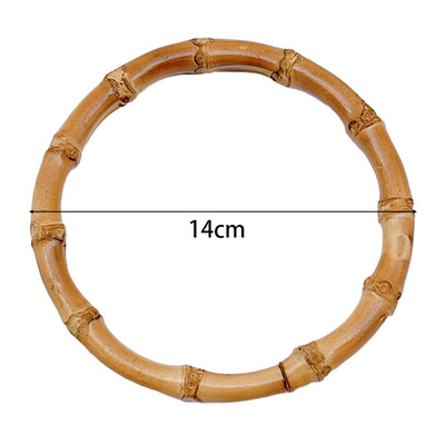 D alakú kézitáska fogantyú Barkácsolás csere kézitáska fogantyú pénztárca táska pánt fa kézitáska fogantyú kiegészítők