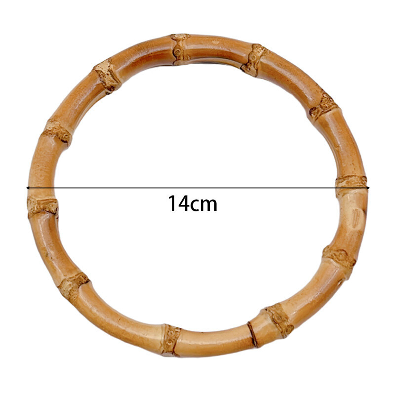 D alakú kézitáska fogantyú Barkácsolás csere kézitáska fogantyú pénztárca táska pánt fa kézitáska fogantyú kiegészítők