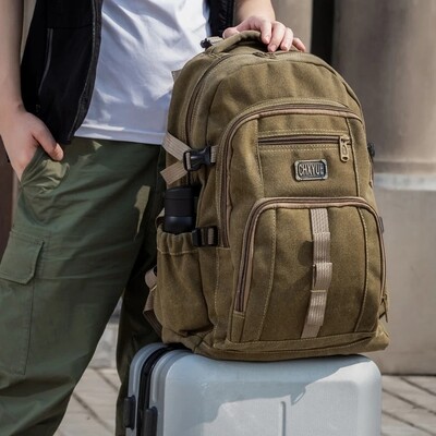 Jamhoo Canvas utazási hátizsák férfiaknak nagy kapacitású kültéri hegyi hátizsák férfi hátizsák tini sport iskolatáska Mochilas