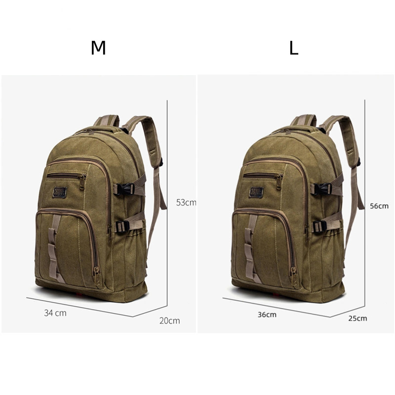 Jamhoo Canvas utazási hátizsák férfiaknak nagy kapacitású kültéri hegyi hátizsák férfi hátizsák tini sport iskolatáska Mochilas