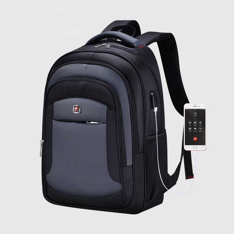 Nové USB nabíjacie pánske batohy pre tínedžerov, vysokokvalitné školské tašky pre vysokoškolákov, tašky na notebooky a počítačové tašky s veľkou kapacitou