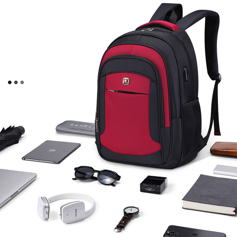 Nové USB nabíjacie pánske batohy pre tínedžerov, vysokokvalitné školské tašky pre vysokoškolákov, tašky na notebooky a počítačové tašky s veľkou kapacitou