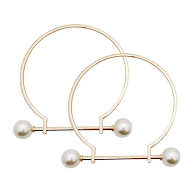 1 db fémtáska fogantyú csere Divat gyöngyház fém kör alakú táska fogantyúja barkács válltáskák készítése kiegészítők