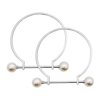 1 db fémtáska fogantyú csere Divat gyöngyház fém kör alakú táska fogantyúja barkács válltáskák készítése kiegészítők