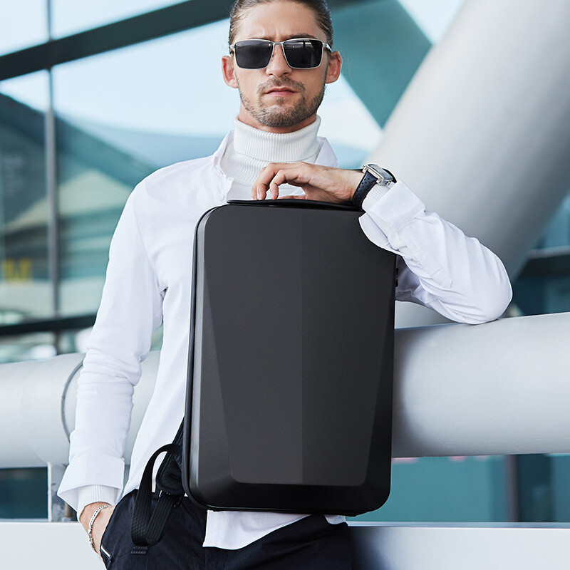 Batoh Benge PC Business 15,6 palcový notebook, elegantný vodotesný pánsky USB počítačový batoh s ochranou proti krádeži, veľkokapacitný