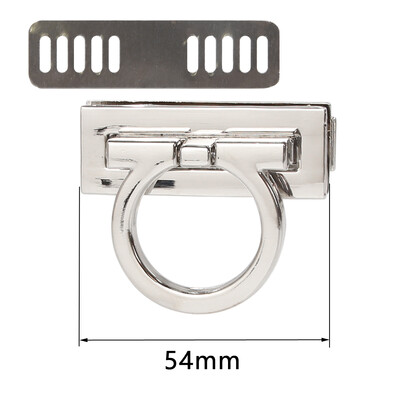 4,7 cm 5,4 cm obdĺžniková kovová spona otočný zámok otočný zámok pre DIY kabelku náhradná taška kabelka hardvér príslušenstvo